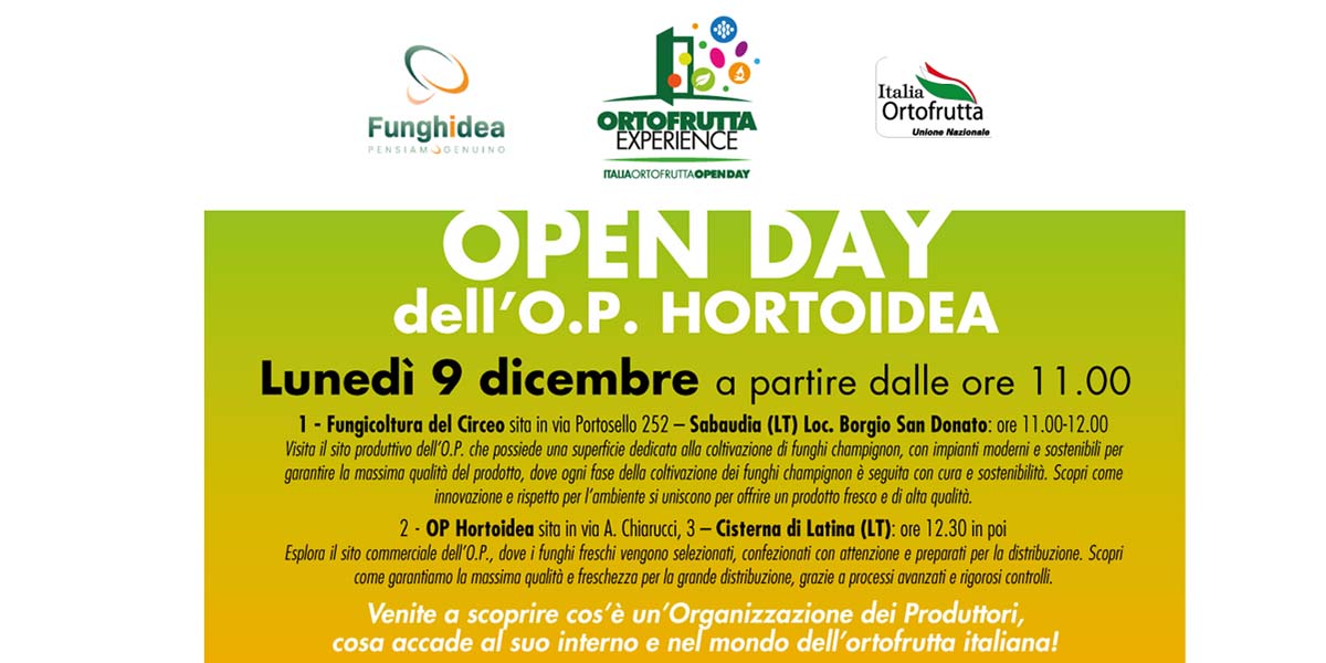 Ortofrutta Experience, open day dell'Op Hortoidea